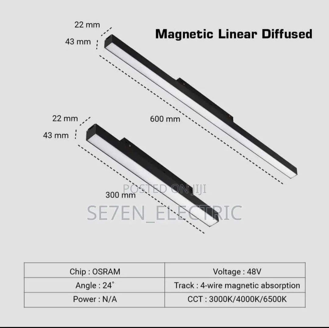 Magnetic Track Light.