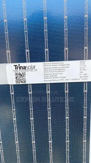 530wax 12v Trina Bifacial Solar Panel