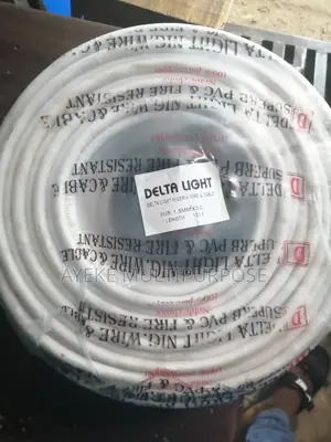 White Cable 1.5mm X 3core Flexible Cable