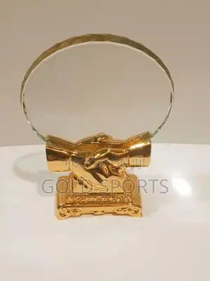 Gold Glass Award Plague B4