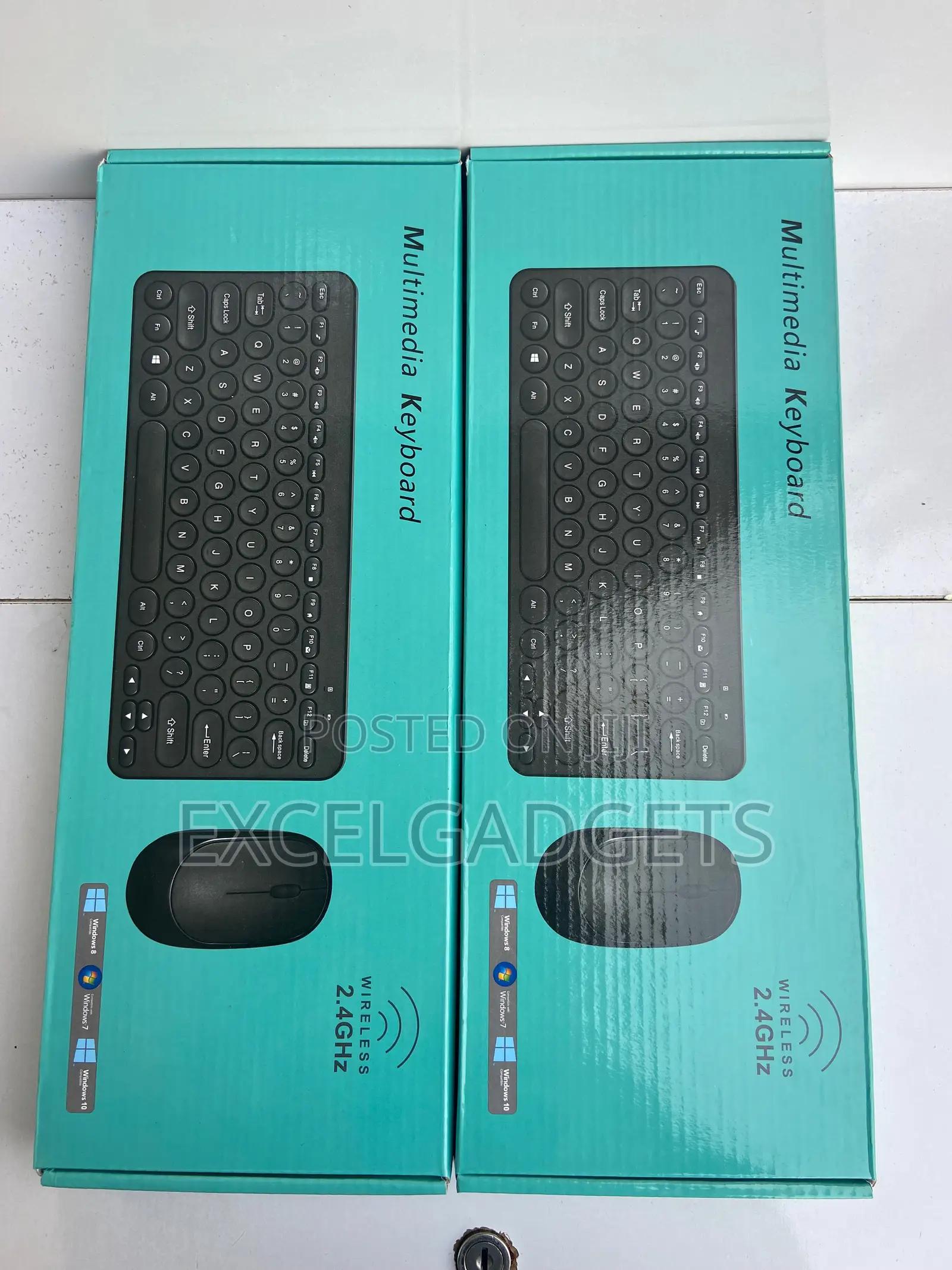 Mini Wireless Keyboard Mouse