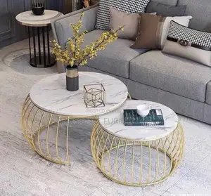 Quality Marble Top Center Table Set