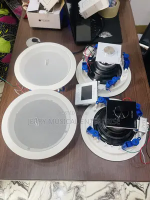 Complete Setup Ceiling Speakers With in Wall Amplifier