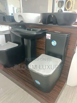 Matt Black Water Closet 