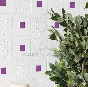 Quality 3d Thick Foam Self Adhesive Wallpaper Design Panel