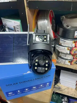 4G Ubox Dual Lens PTZ Solar Powered Surveillance Camera