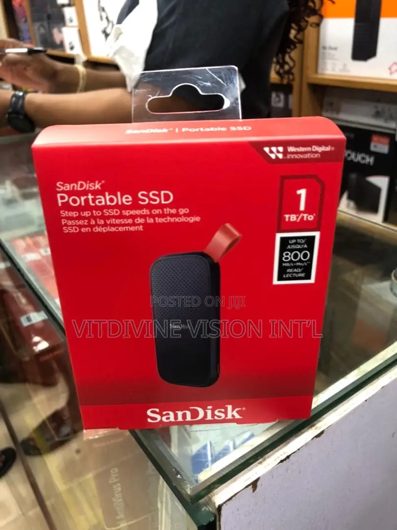 Sandisck 1tb SSD External Hard Drive/800mbs