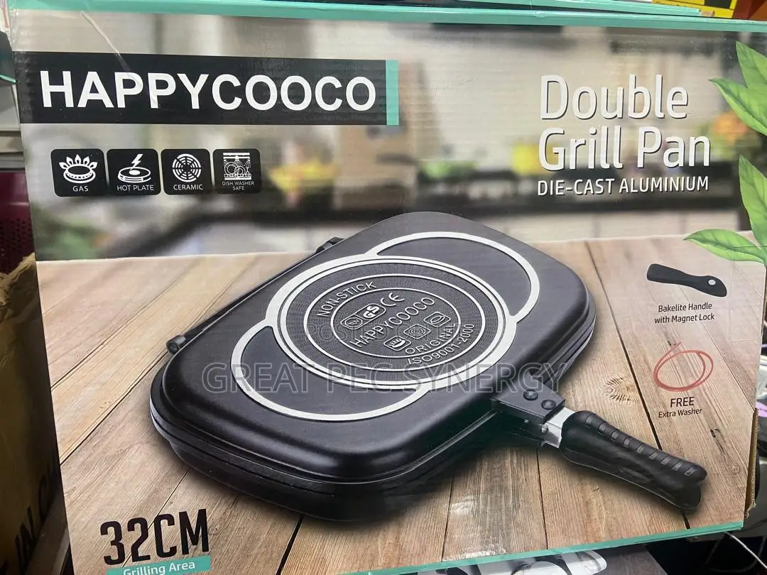 32cm Double Grill Pan