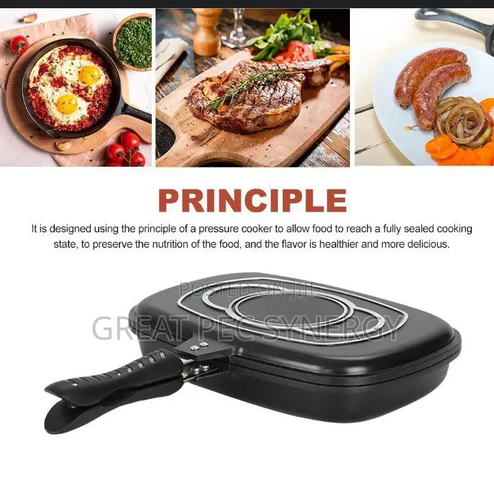 32cm Double Grill Pan