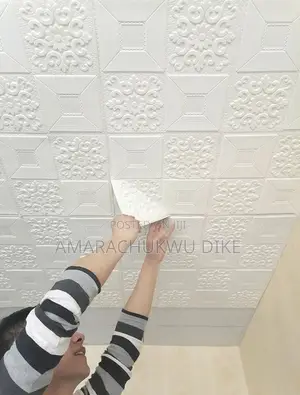 3d Quality Thick Foam Self Adhesive Ceiling Design Sticker