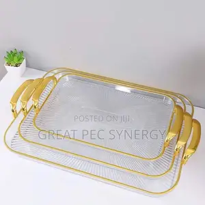 3 in 1 Serving Tray - Transparent