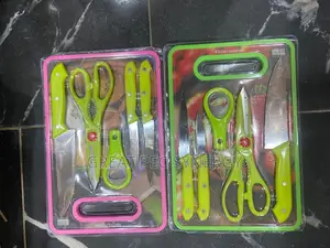 Shopping Board With Knives, Scissors and Opener