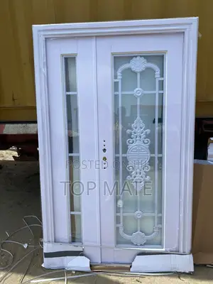 4feet French Glass Door (White)