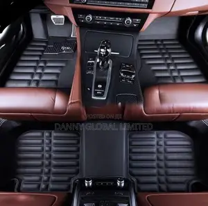 Toyota Corolla 2003-2006 3d Black Leather Foot Mat
