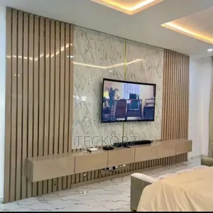 TV Wall Console WPC Fluted Panel