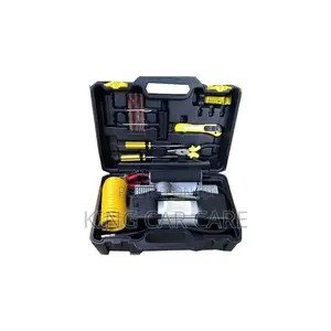 High Power Car Electric Tyre Pump Set - Double Cylinder