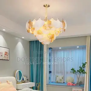 French Glass Lustre Decoration Light/60cm
