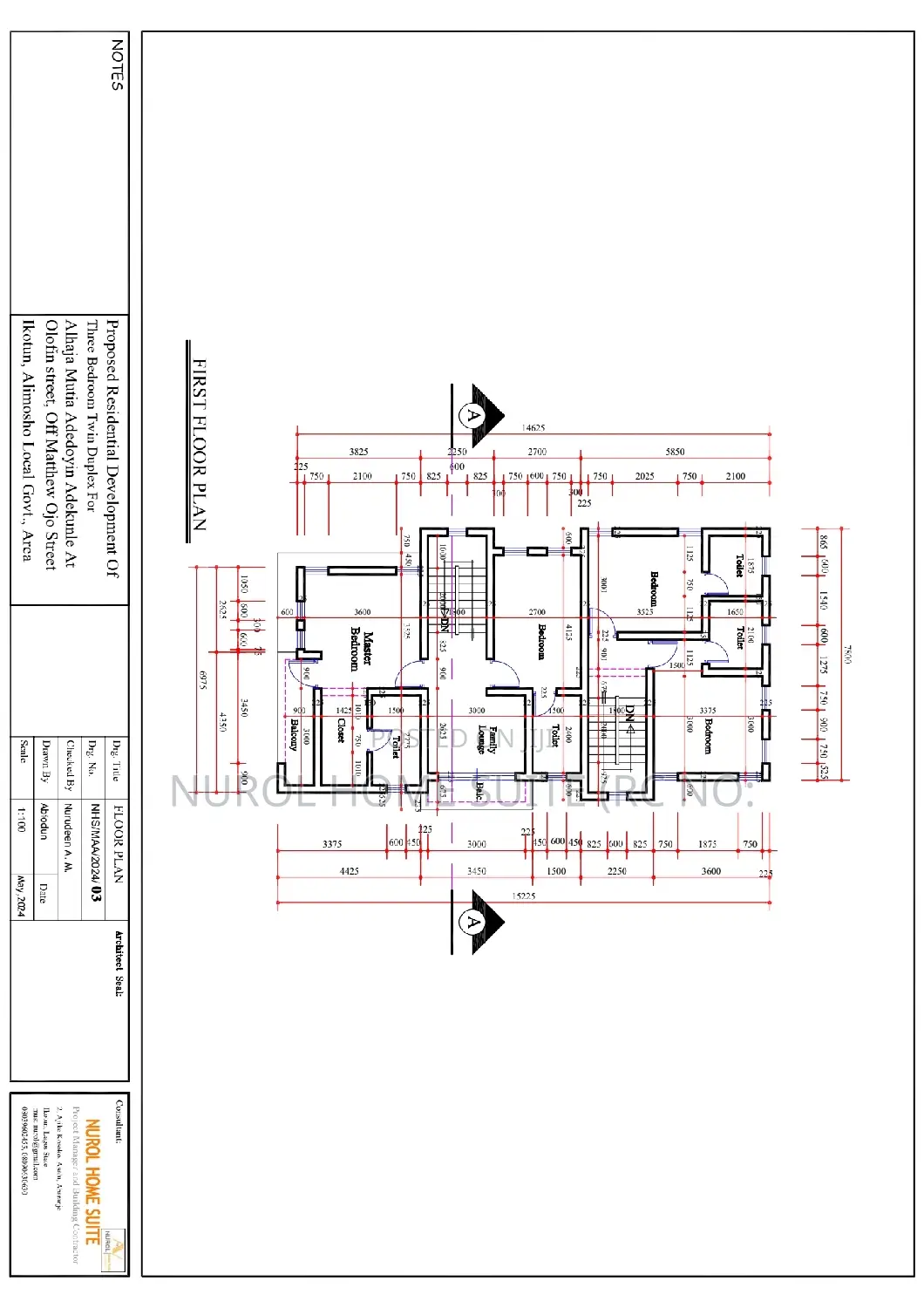 Architecture Construction Working Drawing and Visualization