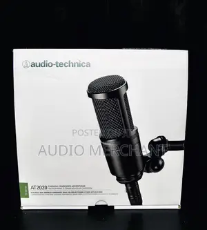 Audio-Technica AT2020 Cardioid Condenser Studio Microphone
