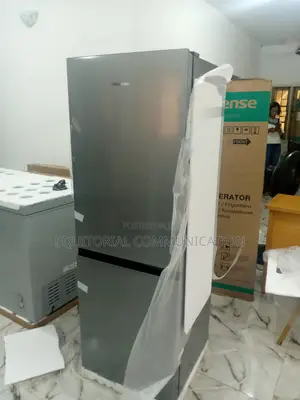 Bottom Freezer Hisense Double Door Ref Silver