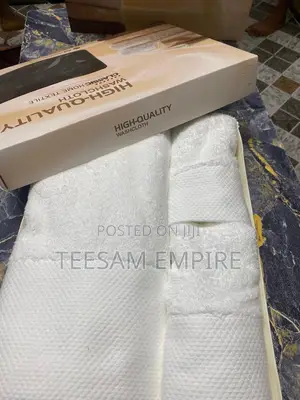 3 in 1 Quality White Towel With Package Bag