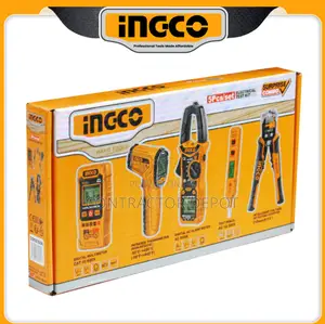 Ingco Clamp Meter Multimeter Test Pencil Combo Set Kit