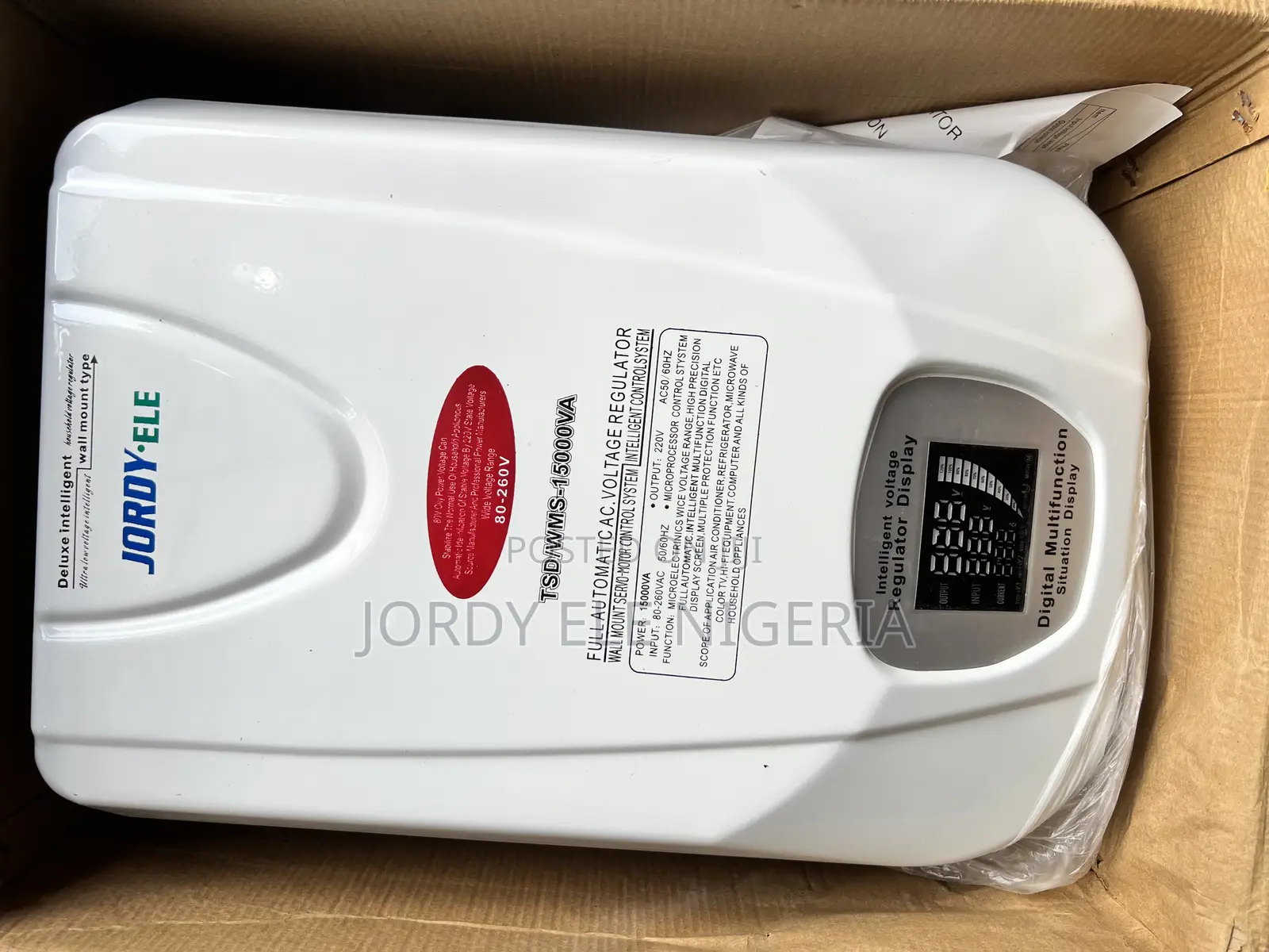 15kva Automatic Voltage Regulator Servo Stabilizer (Wall).