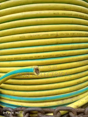 25mm Single Green Yellow Earth Cable