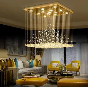 5ft Palor Crystal Chandelier