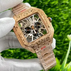 Original Cartier Mechanical Rose Gold Chain Watch in Store
