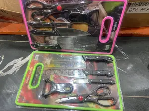 Cutting Board With Knife