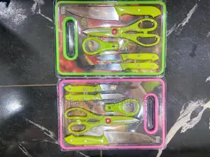 Cutting Board With Knife Scissors
