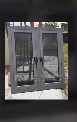 Casement Window With Burglary Proof and Sliding Net