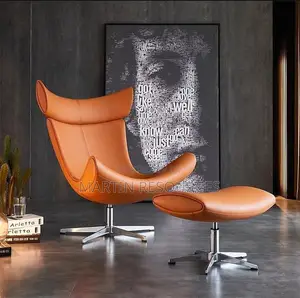 Lobby Chair With Footrest