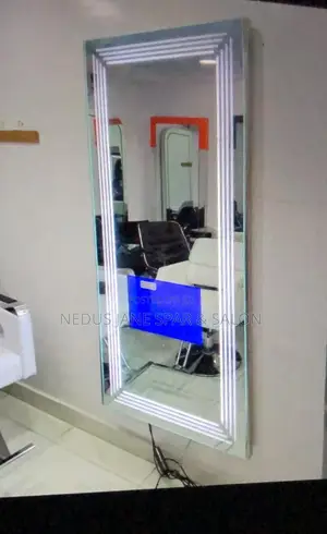 Salon Mirror With Television