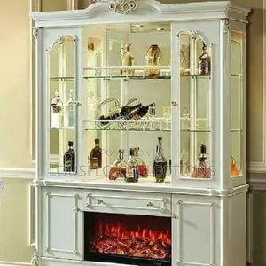 Big Royal Standing Wine Bar With Fire Place