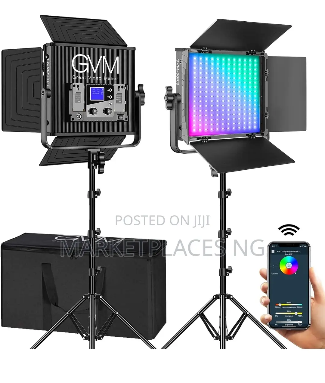 GVM 50rs LED Video Light