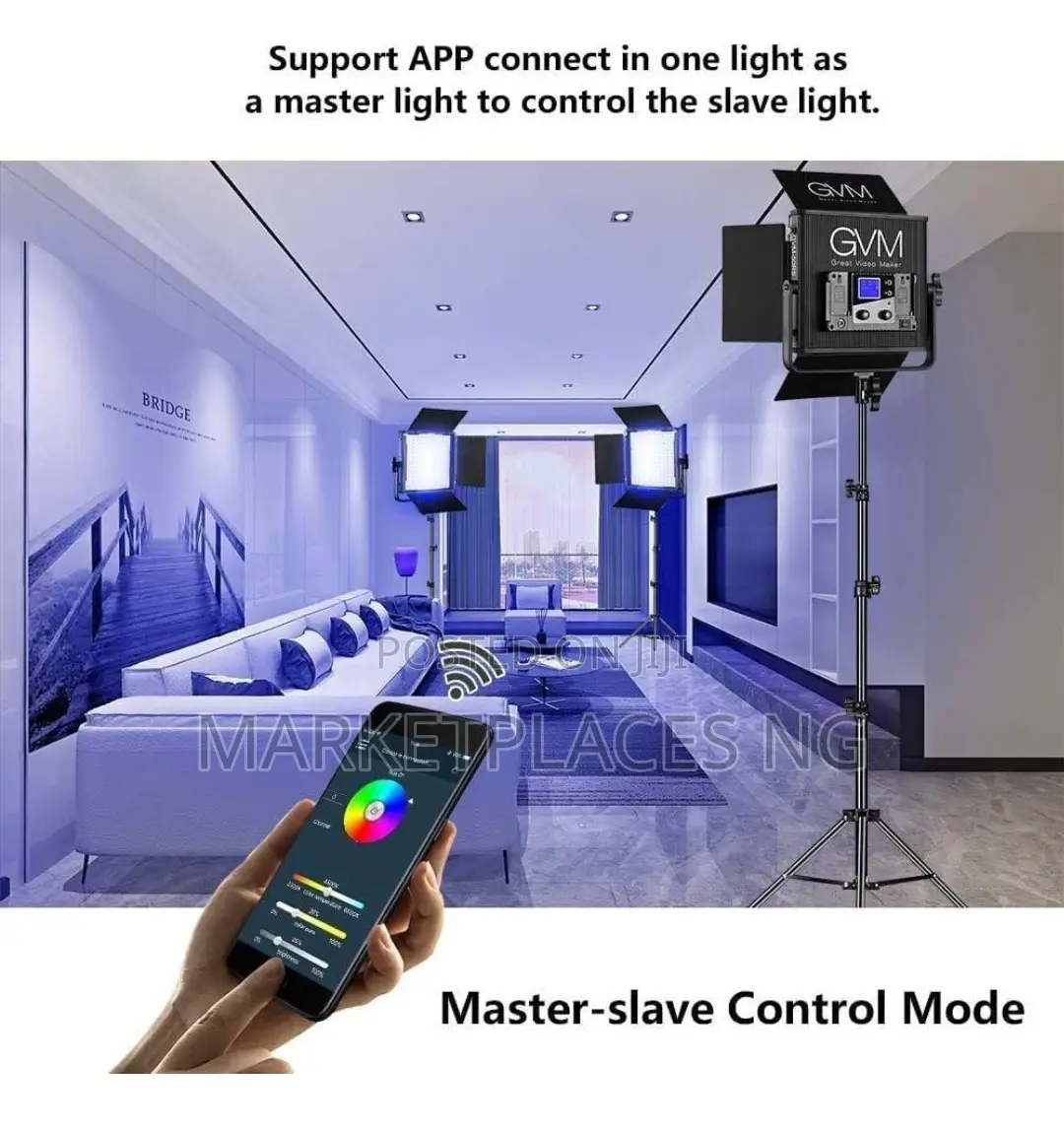 GVM 50rs LED Video Light
