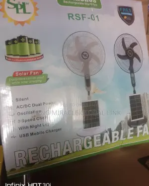 Solar Standing Fan