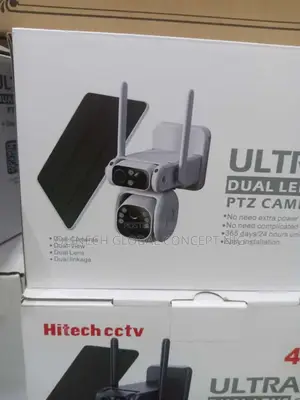 HITECH CCTV Camera With Sim Powered by Solar Panel