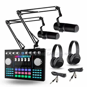 X NV7 Microphone 2 Man Complete Podcast Set A