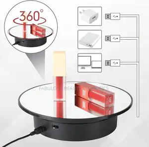 Display Turntable Motorized Rotating Display Mirror Cover360