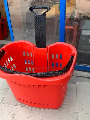 Shopping Red Trolley Basket (Big)
