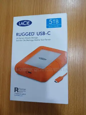 5tb Lacie External Rugged Storage Hard Drive