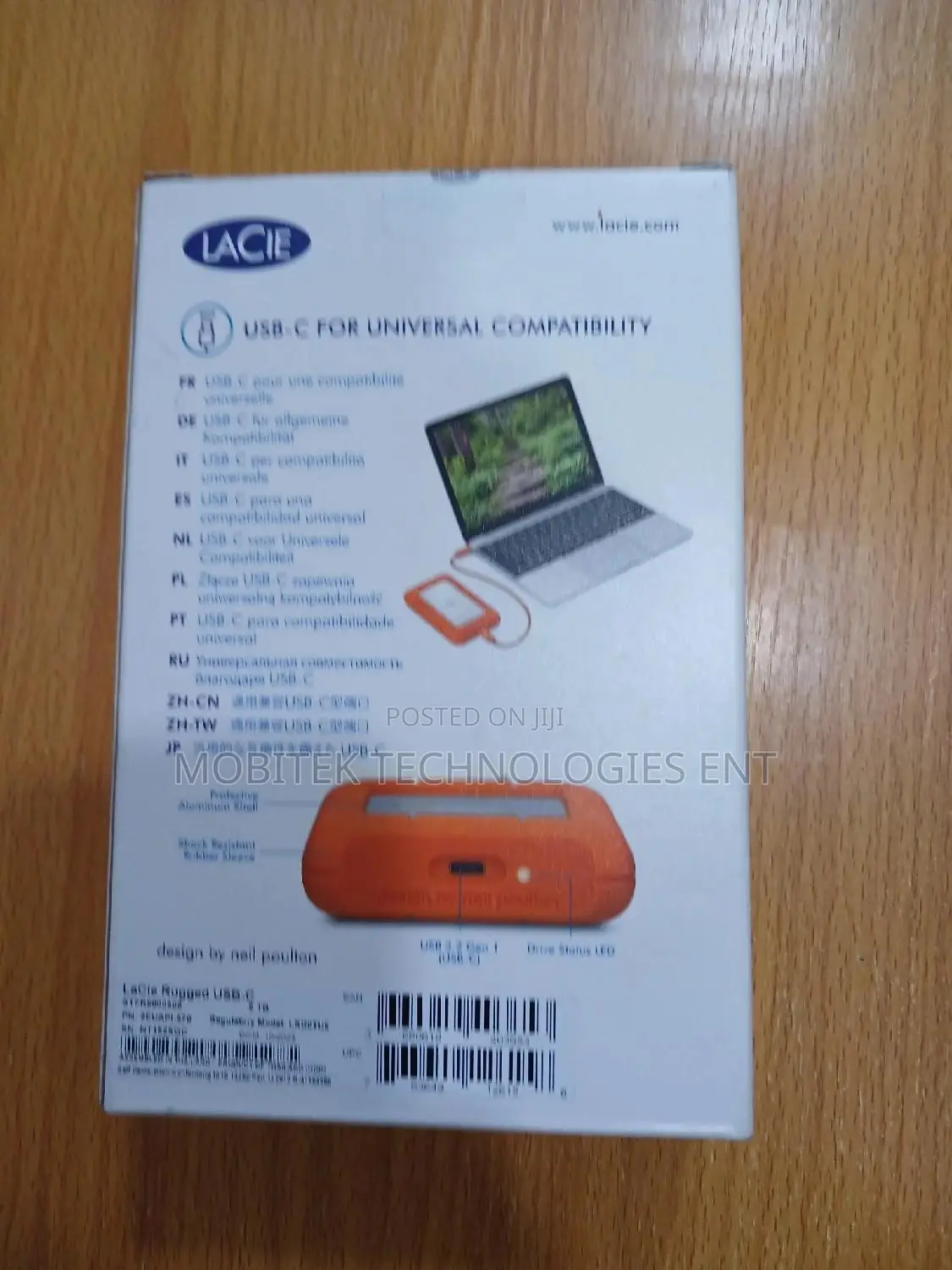 5tb Lacie External Rugged Storage Hard Drive