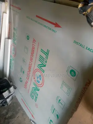 White Aluco Bond Board White Colour ( Partition)