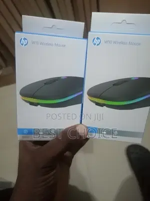 HP W10 Wireless Rechargeable Mouse With RGB LED Light