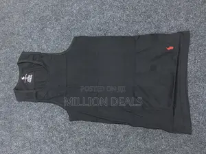 Stretch Fits Tank Muscle Gym Black Underwear