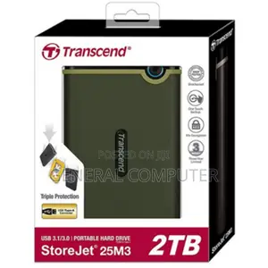 2tb Transcend External Hard Disk.