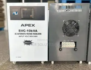 Apex 10kva Servo Central Stabilizer Input : 90v-240v